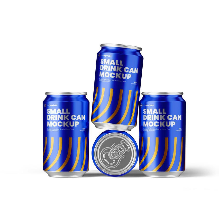 饮料罐包装样机