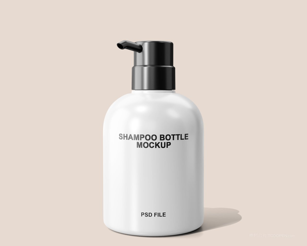 塑料洗发水瓶样机