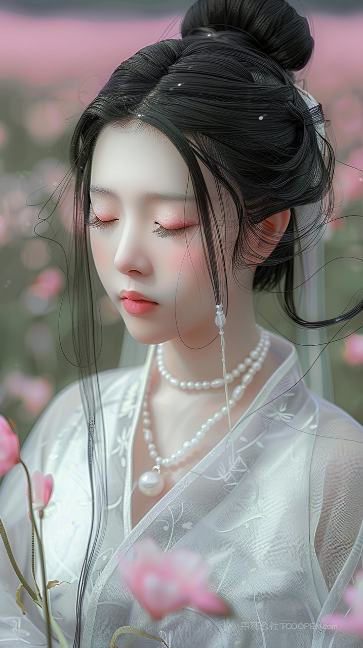 年轻模特清纯美女甜美女性少女写真