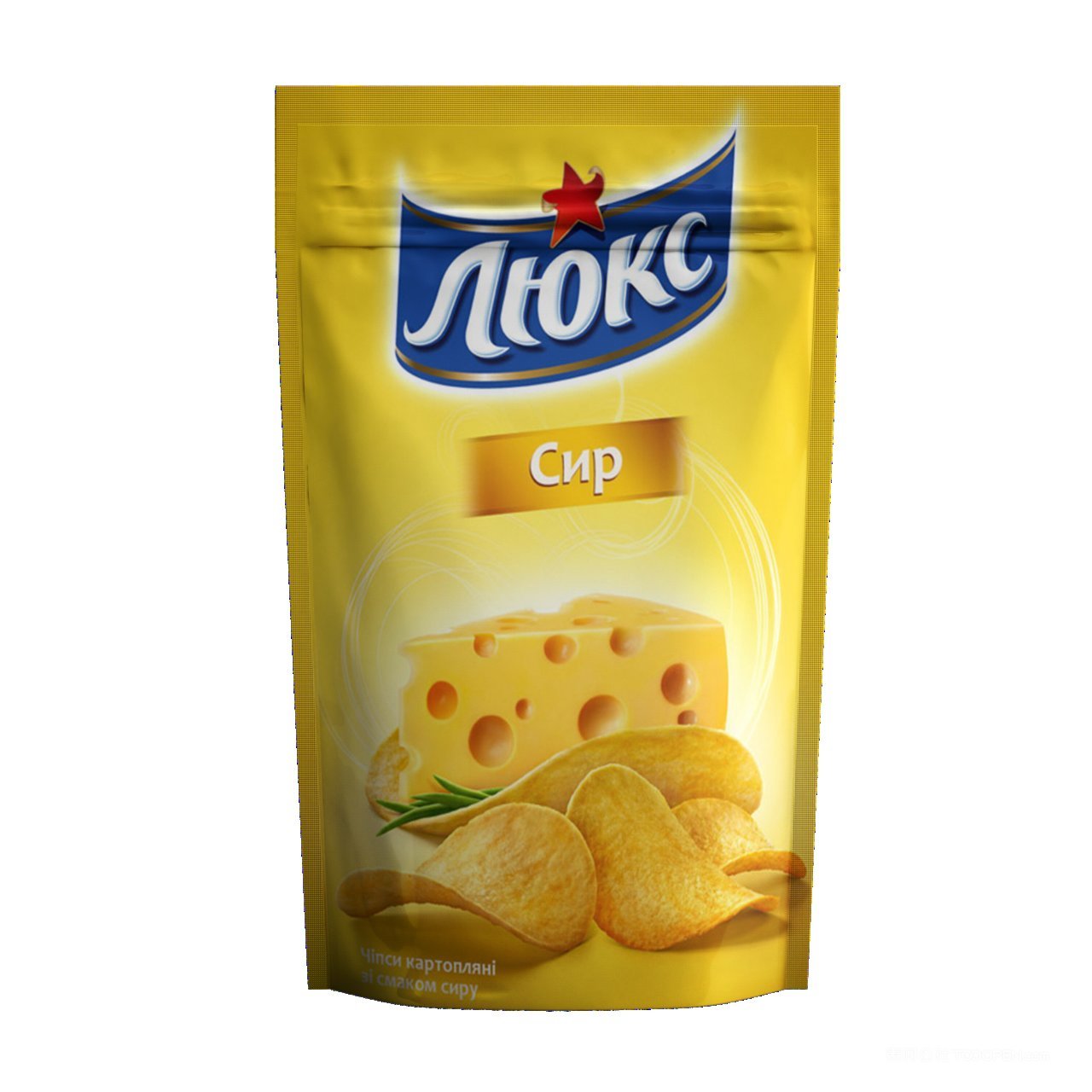 薯片食品塑料包装样机