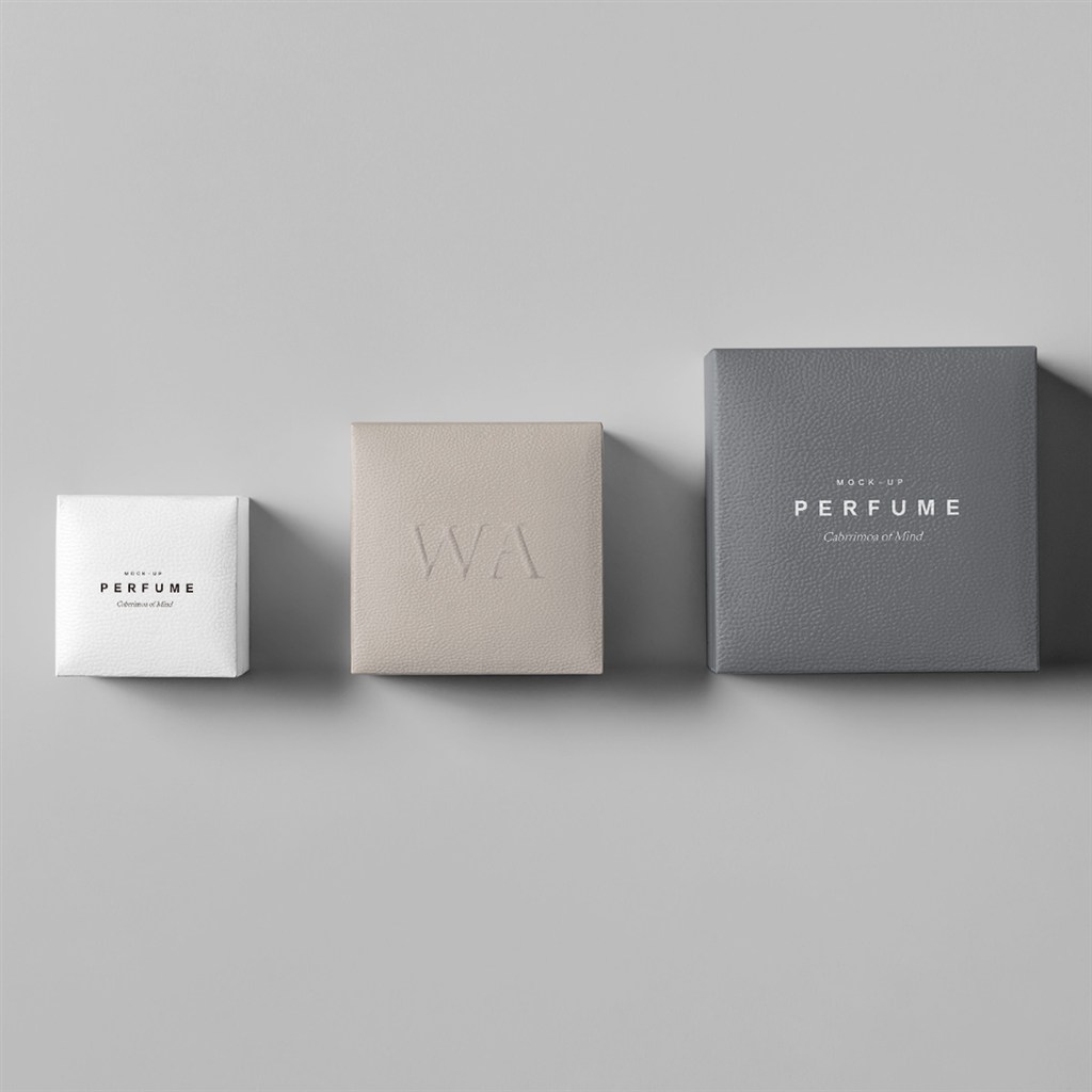 奢侈品珠宝首饰包装盒样机模板