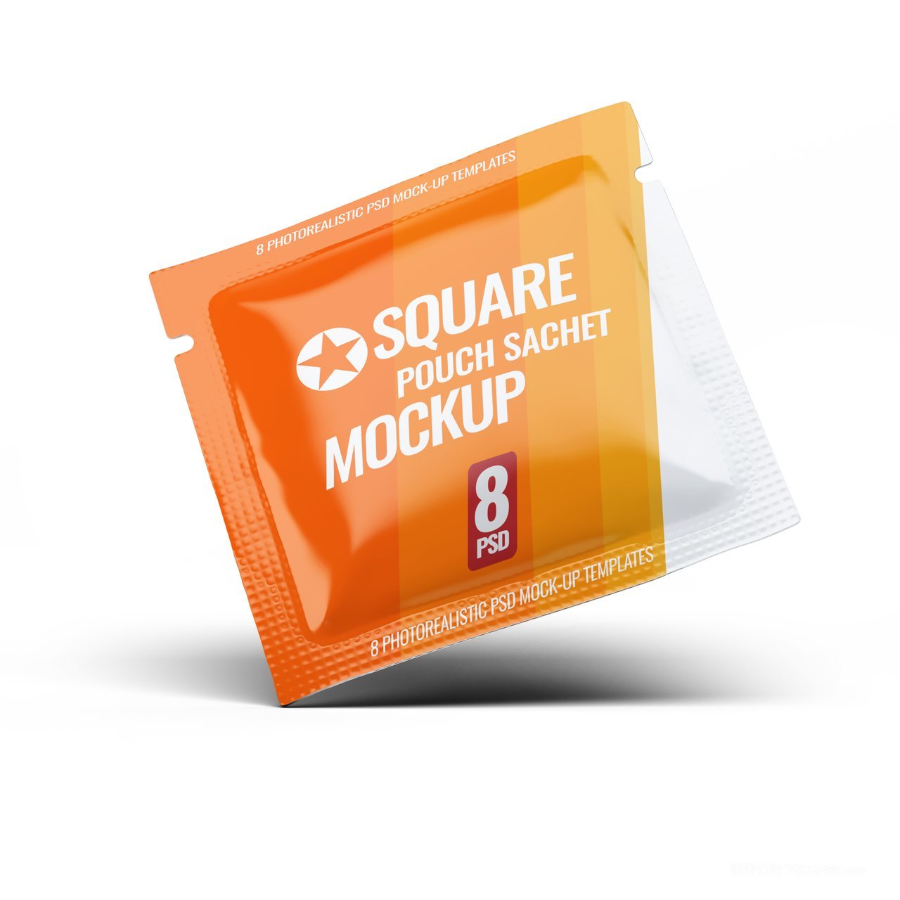 食品小吃塑料包装样机素材