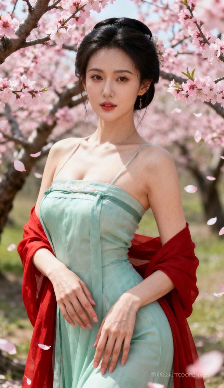 汉服美女性感古风大胸妩媚美艳