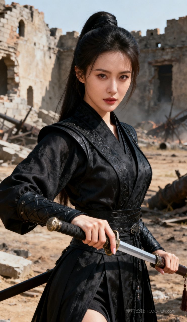 美艳丰腴写真美女性感汉服女性古风