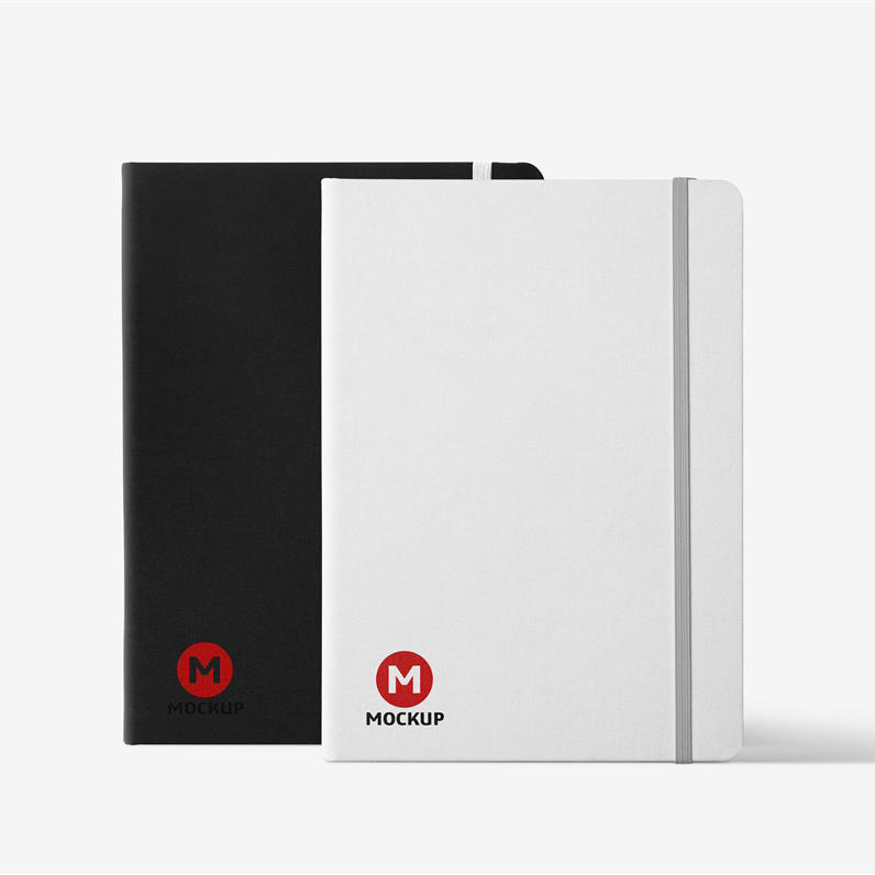 精装皮面笔记本样机