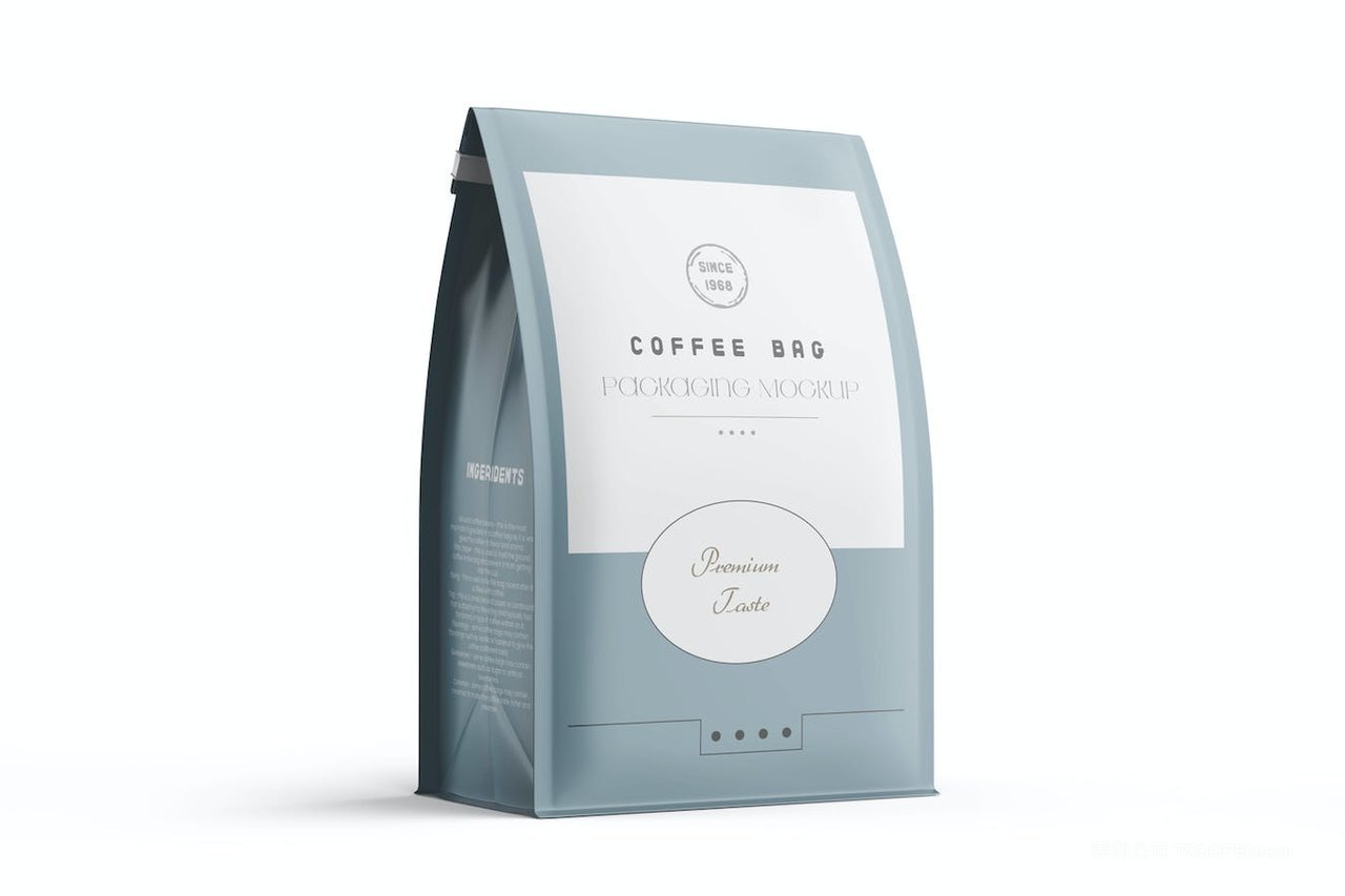 哑光零食食品包装袋样机