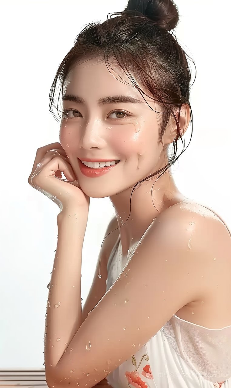 彩妆高雅美女魅力青春美容美白女性端庄时尚