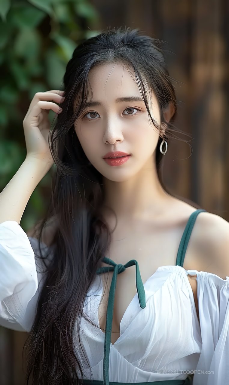 女性个性清纯时尚美女彩妆青年美白护肤