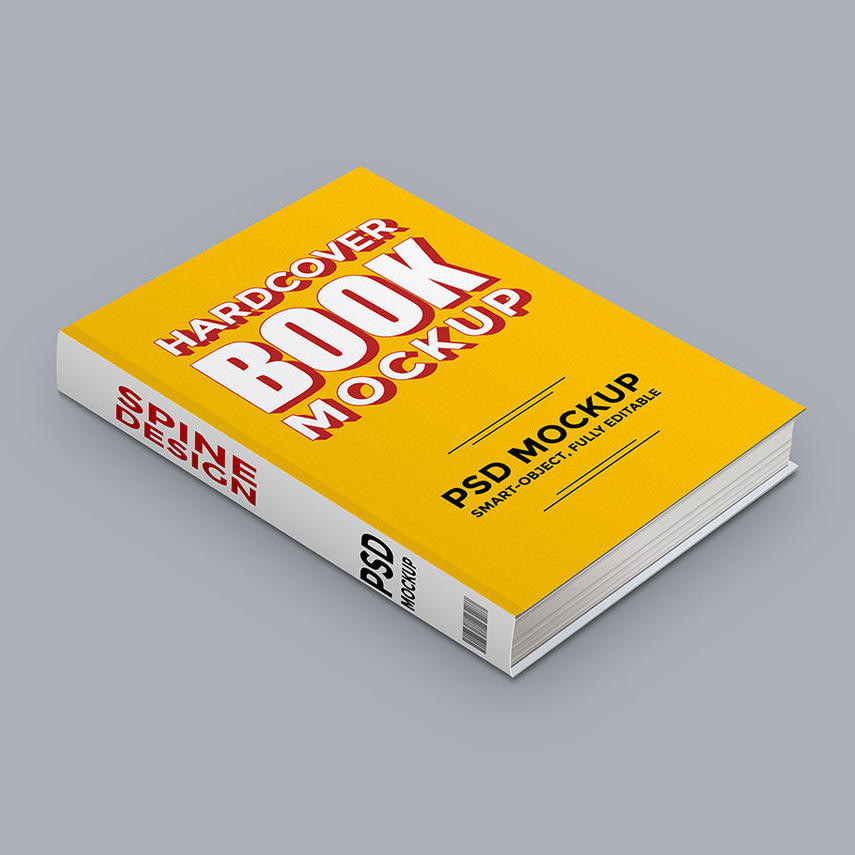 书籍封面设计展示样机模型