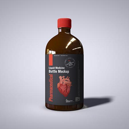 液体药水瓶样机