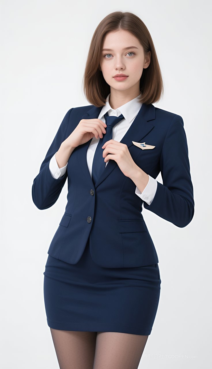 性感美女丝袜长腿模特欧美短裙