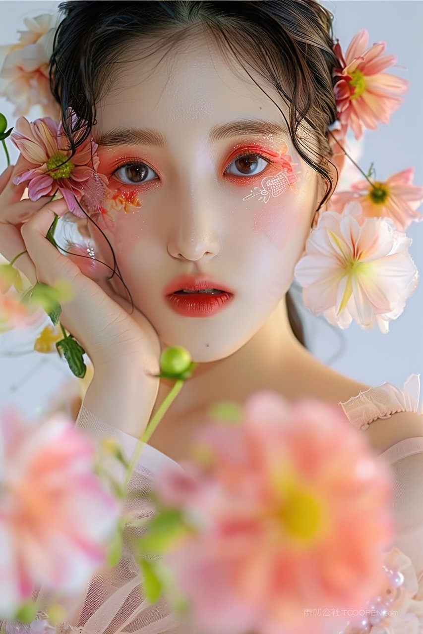 青春女性美女魅力清纯时尚年轻优美