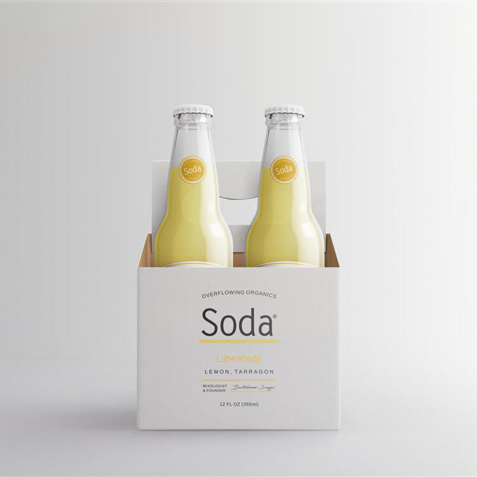 饮料瓶包装样机模板