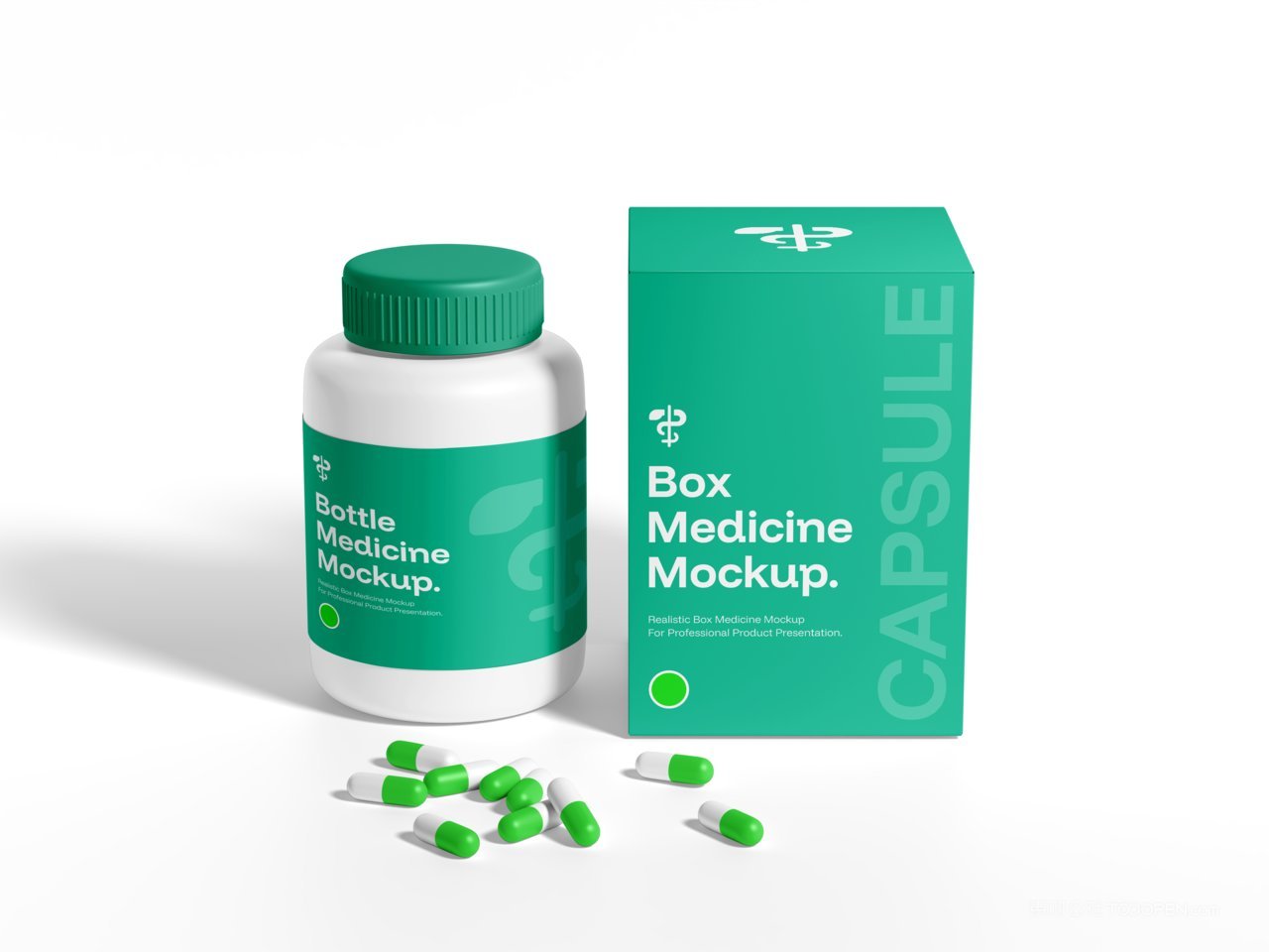 药品与药瓶包装样机