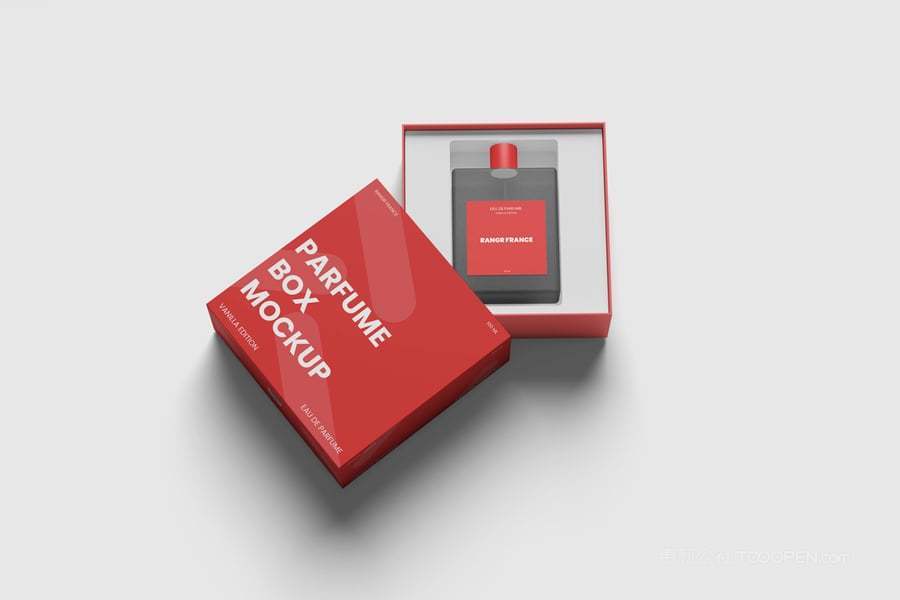 香水盒包装样机