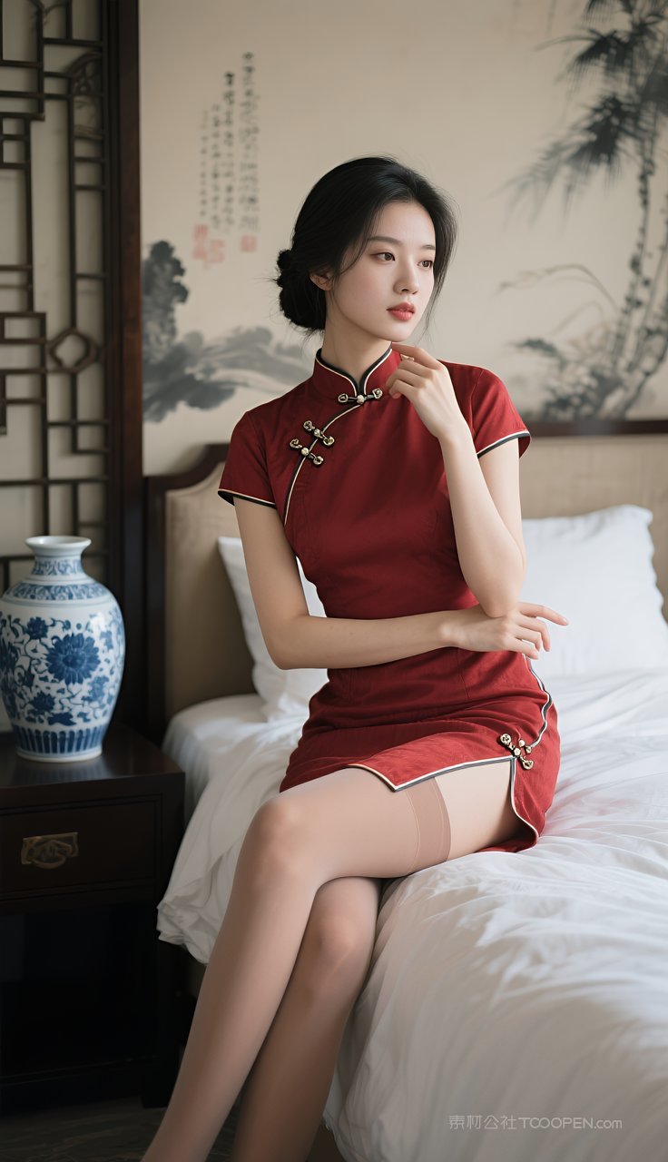 性感美腿短裙美艳模特丝袜制服美女