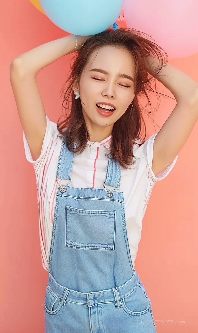 美女清纯少女魅力美容彩妆盛装时尚优美