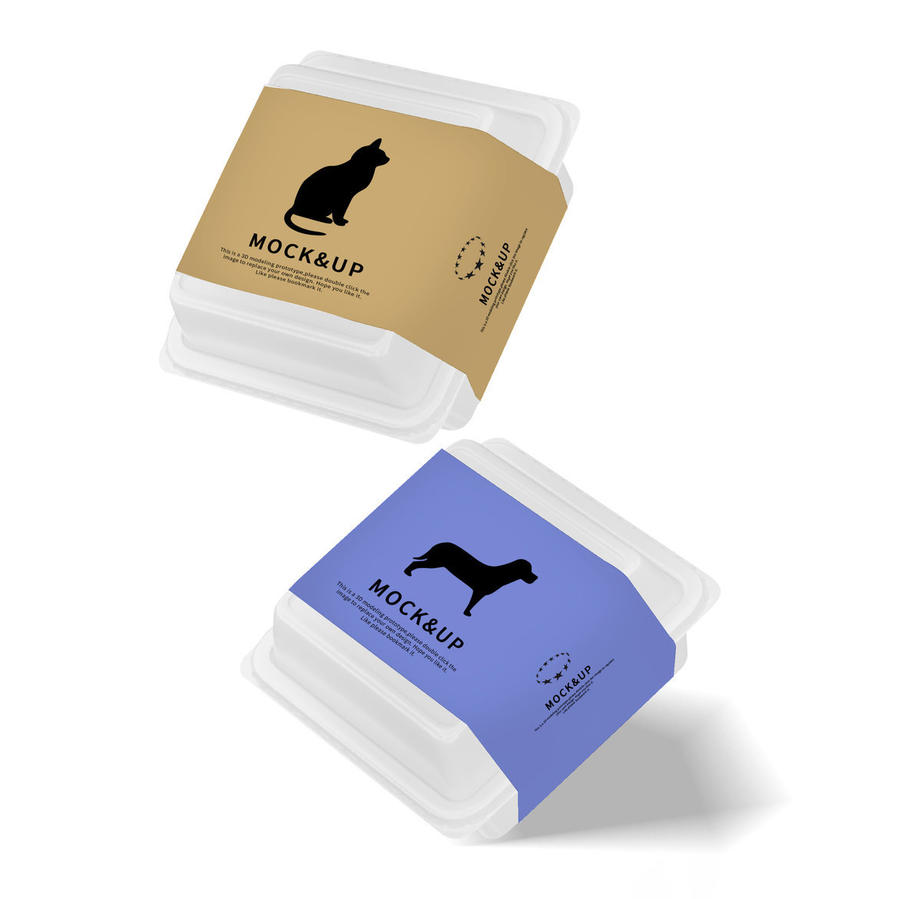 外卖打包盒样机