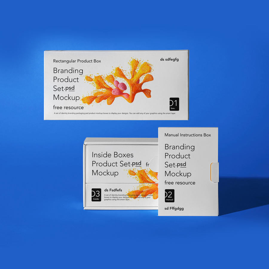 盒子样机效果图展示