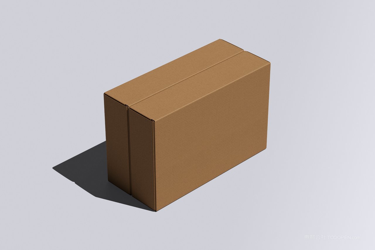 长方形包装盒样机