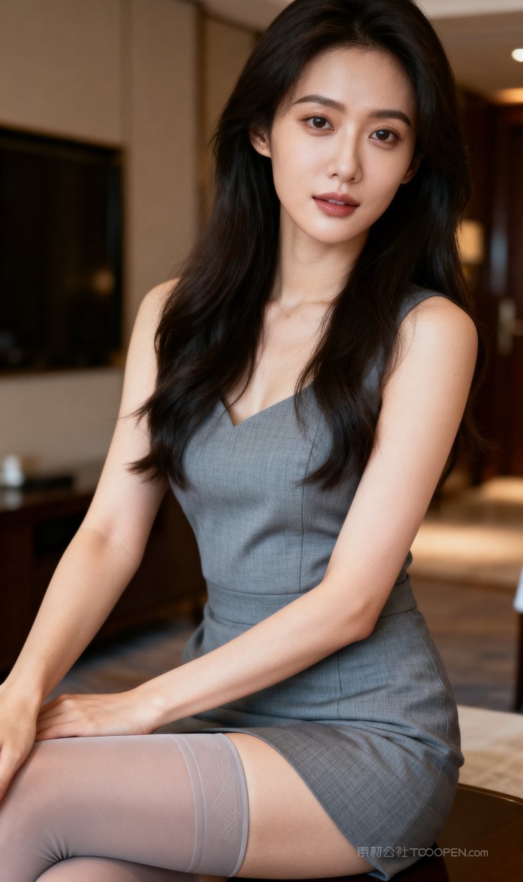 美女性感女性短裙高雅气质丝袜长腿写真