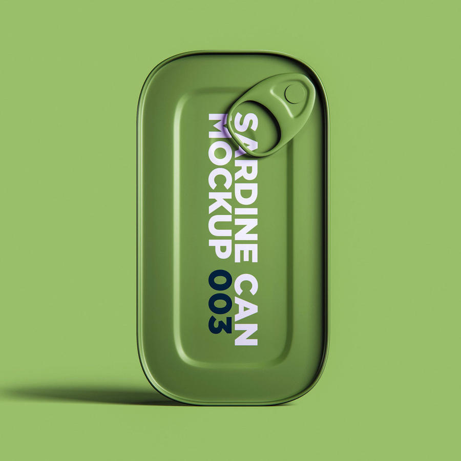 沙丁鱼罐头包装样机