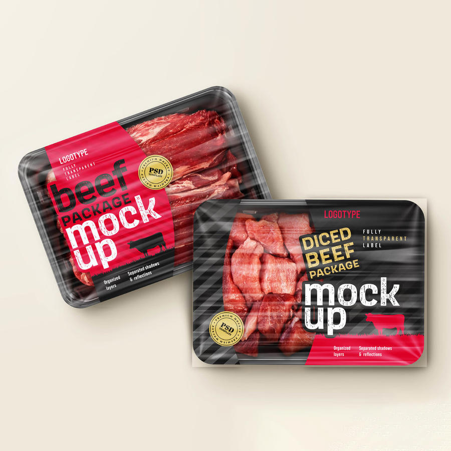 牛肉包装盒样机