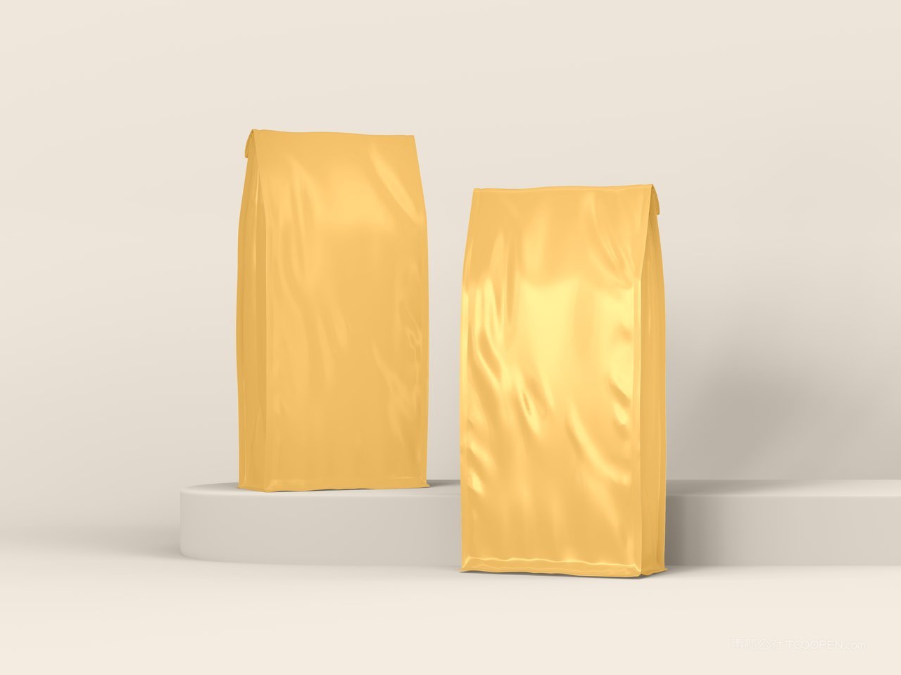 光面箔咖啡袋样机