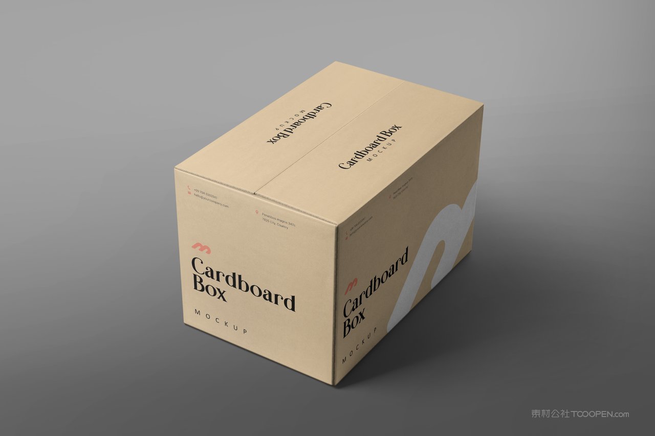 纸板箱包装样机