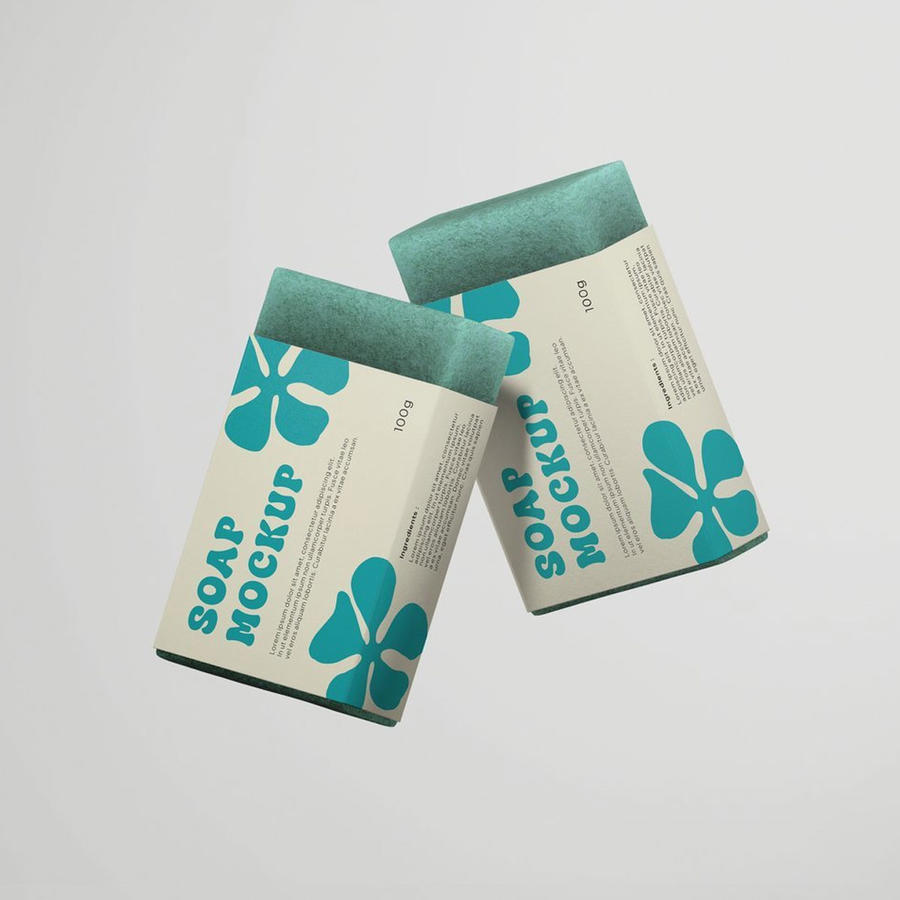 肥皂包装样机