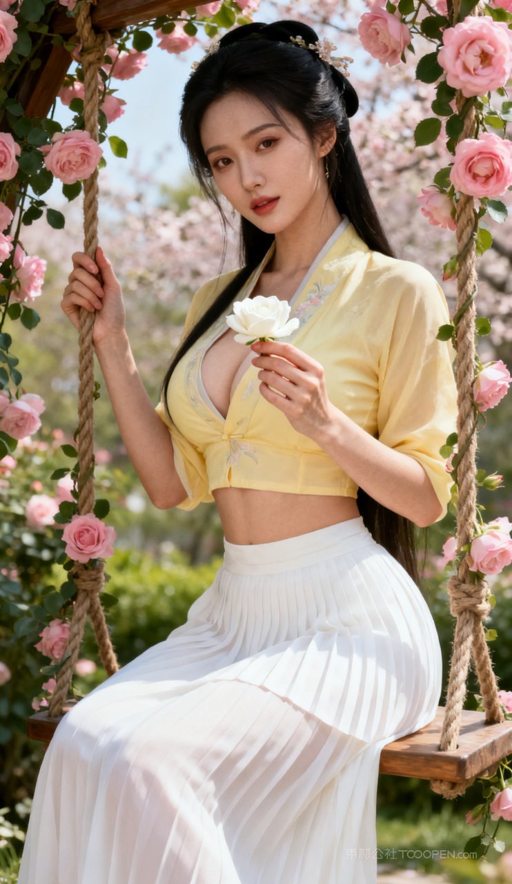 古风大胸少女汉服性感妩媚国风美艳美女