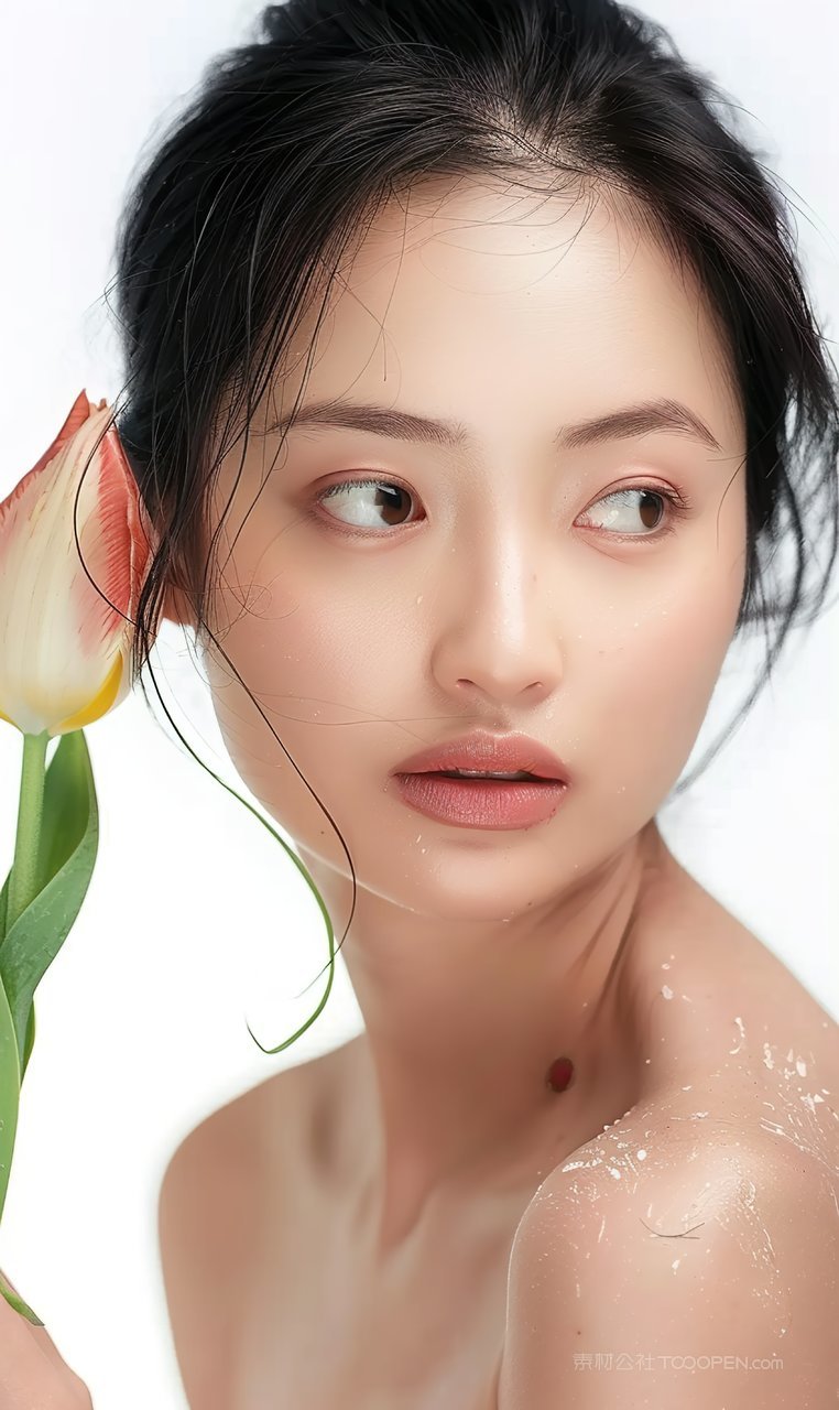 盛装气质青春活力美容彩妆美女女性