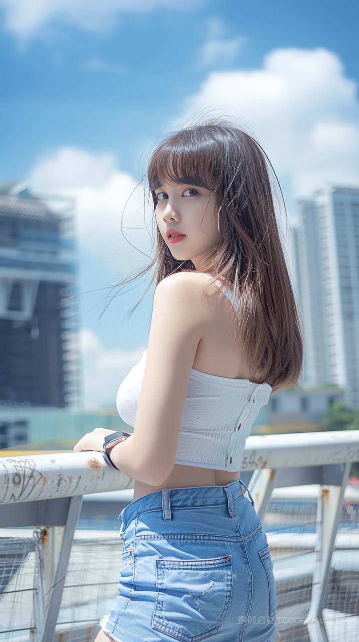 年轻写真甜美少女美女年轻模特清纯