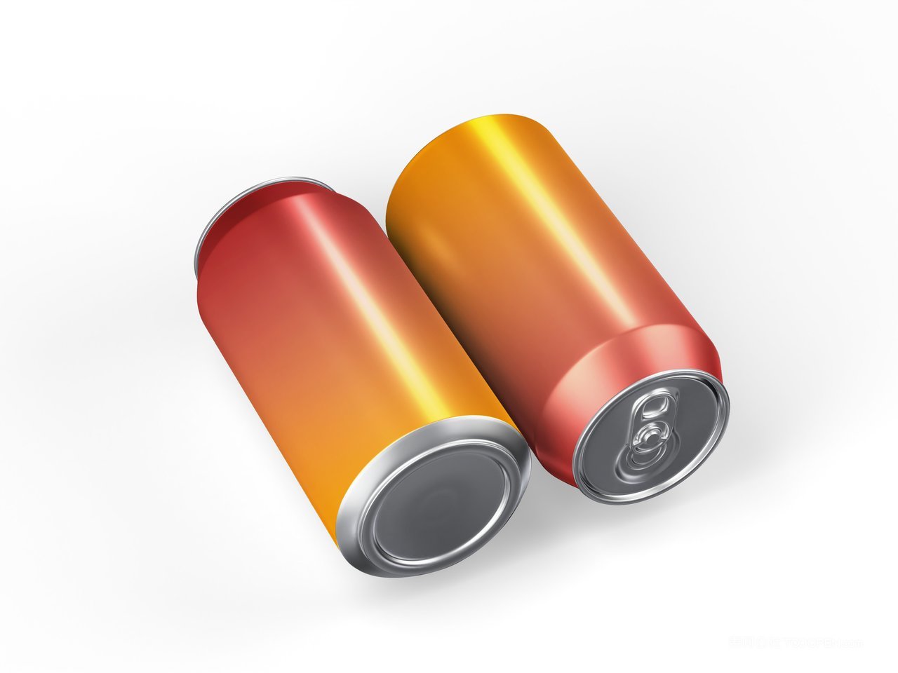 能量饮料汽水罐样机