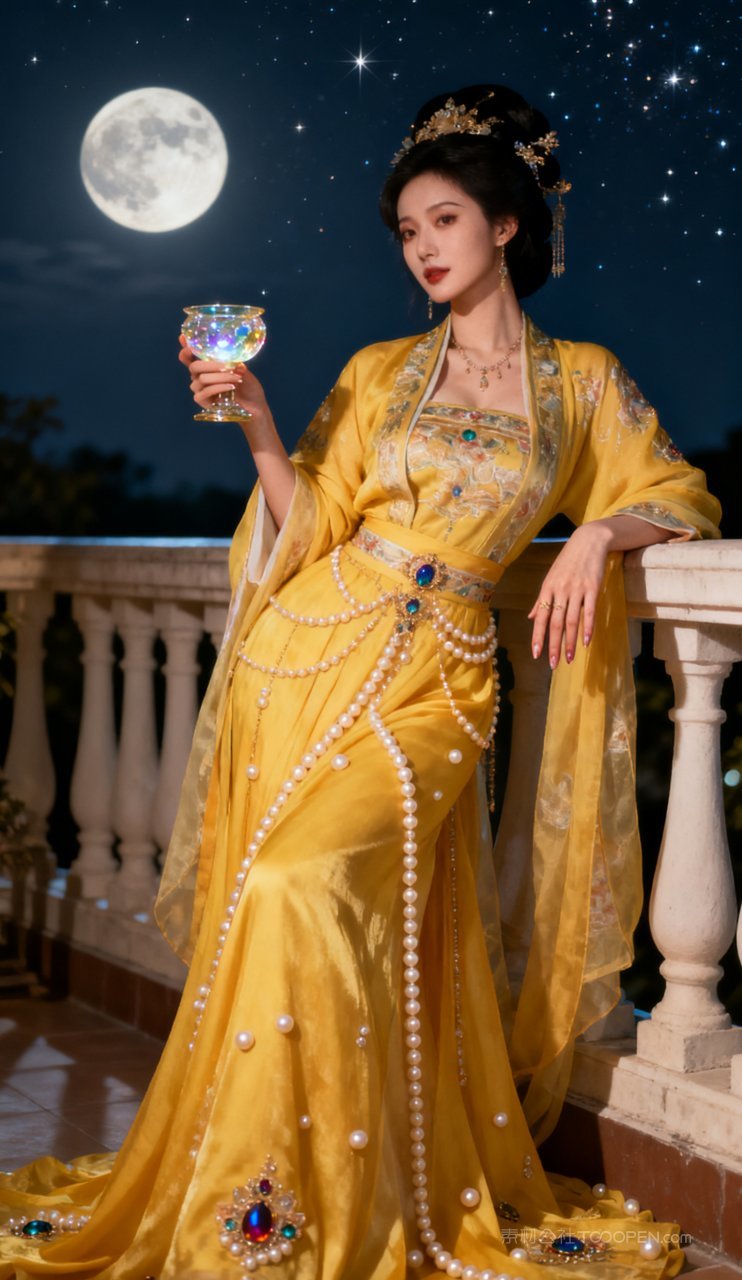 美艳古风汉服美女写真丰腴女性性感