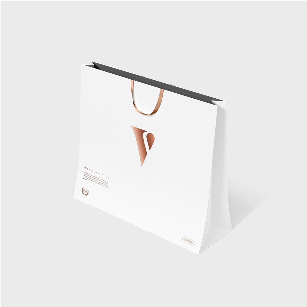 手提袋纸袋logo标志样机