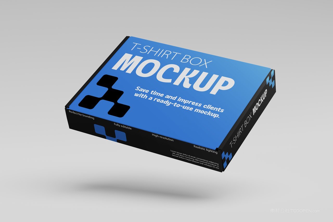 产品包装盒样机