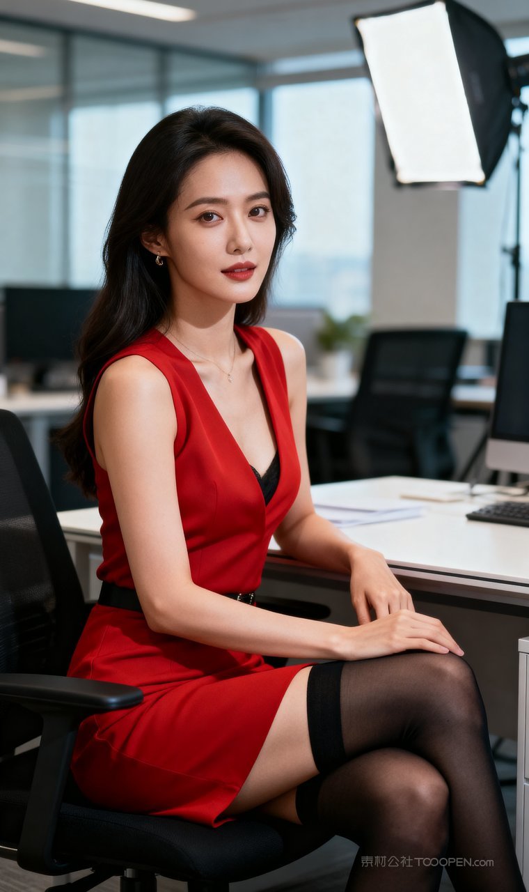 丝袜苗条写真女性性感长腿美女短裙