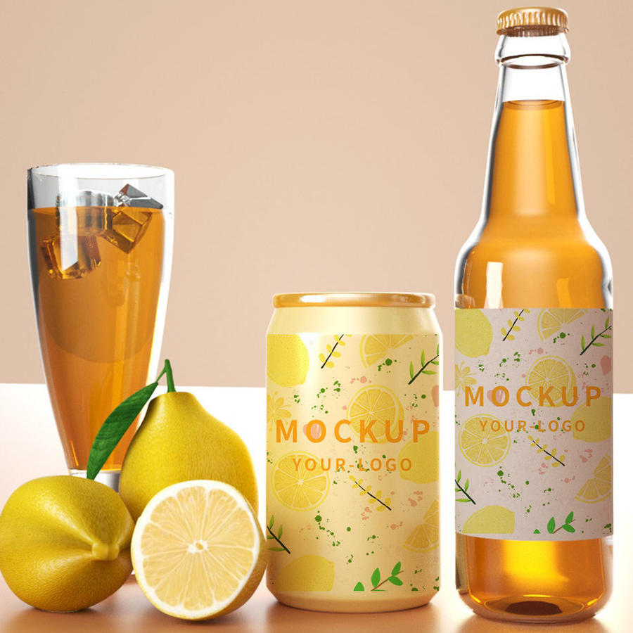 夏季饮料样机模型