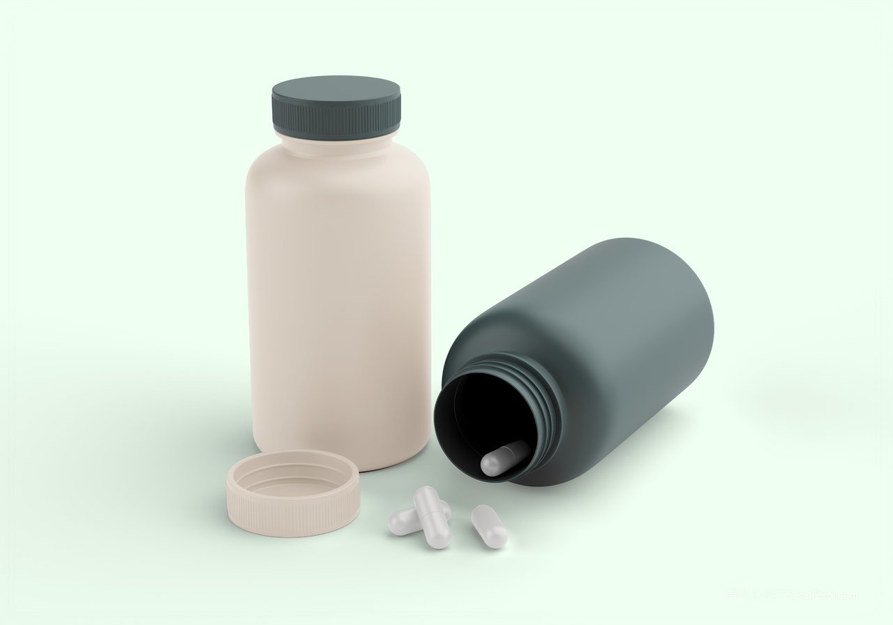 药品和药瓶包装样机