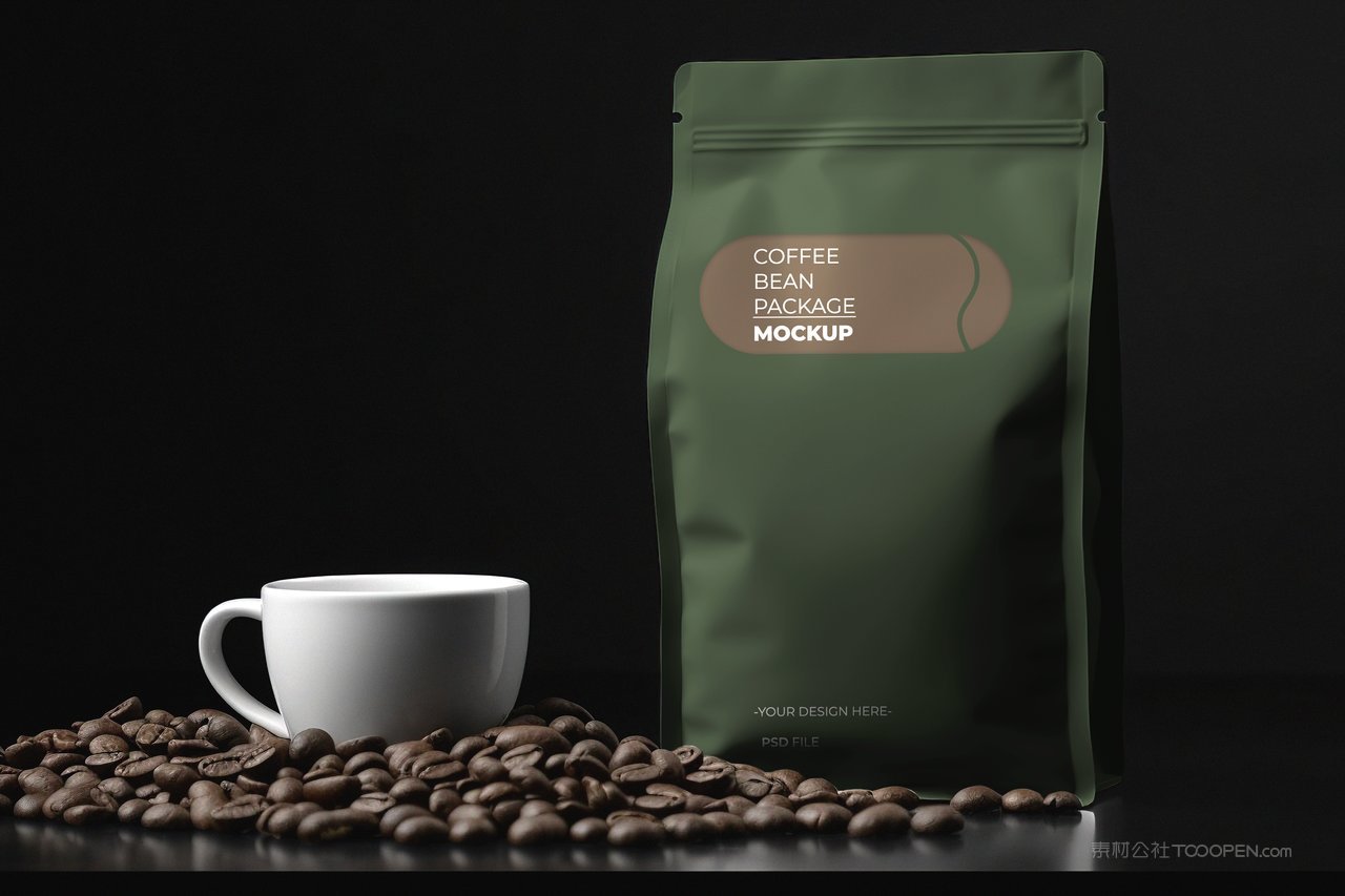咖啡豆包装袋样机