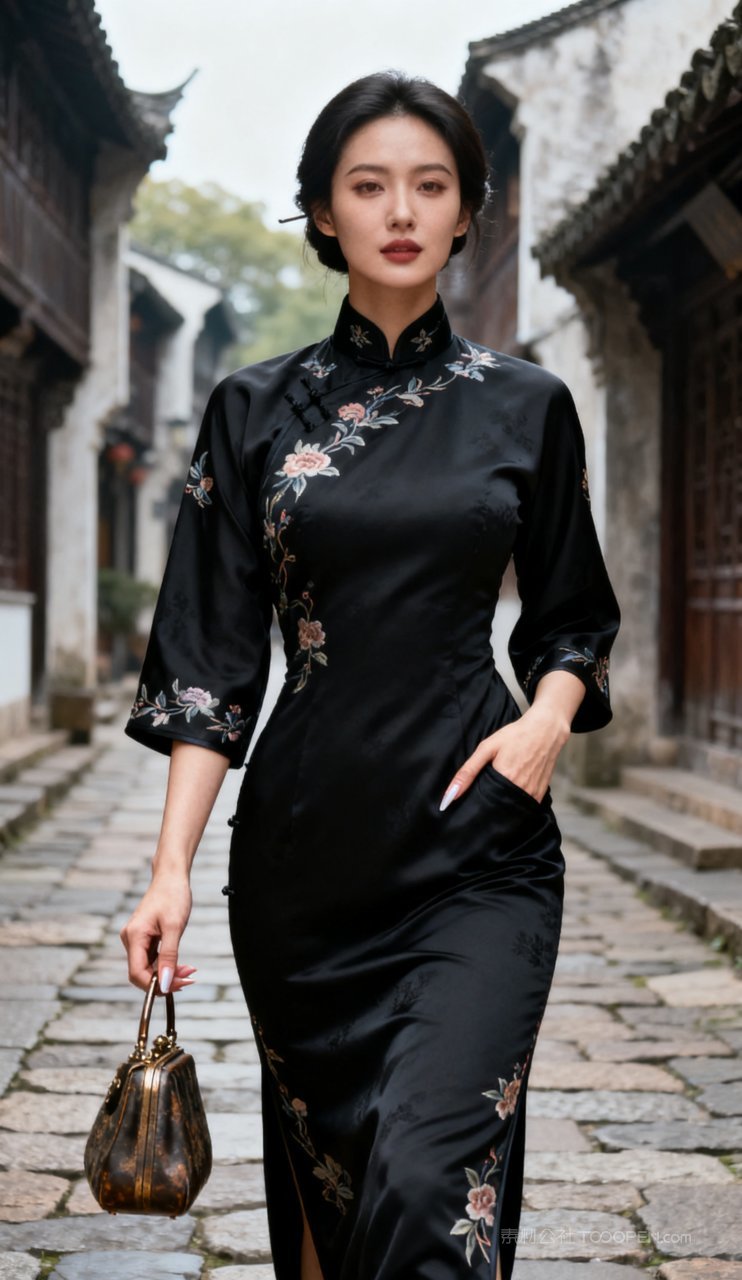 女性美女汉服古风美艳丰腴性感