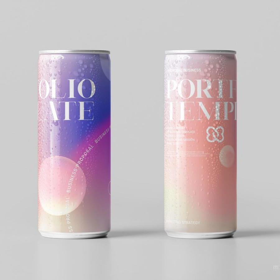 饮料易拉罐样机素材