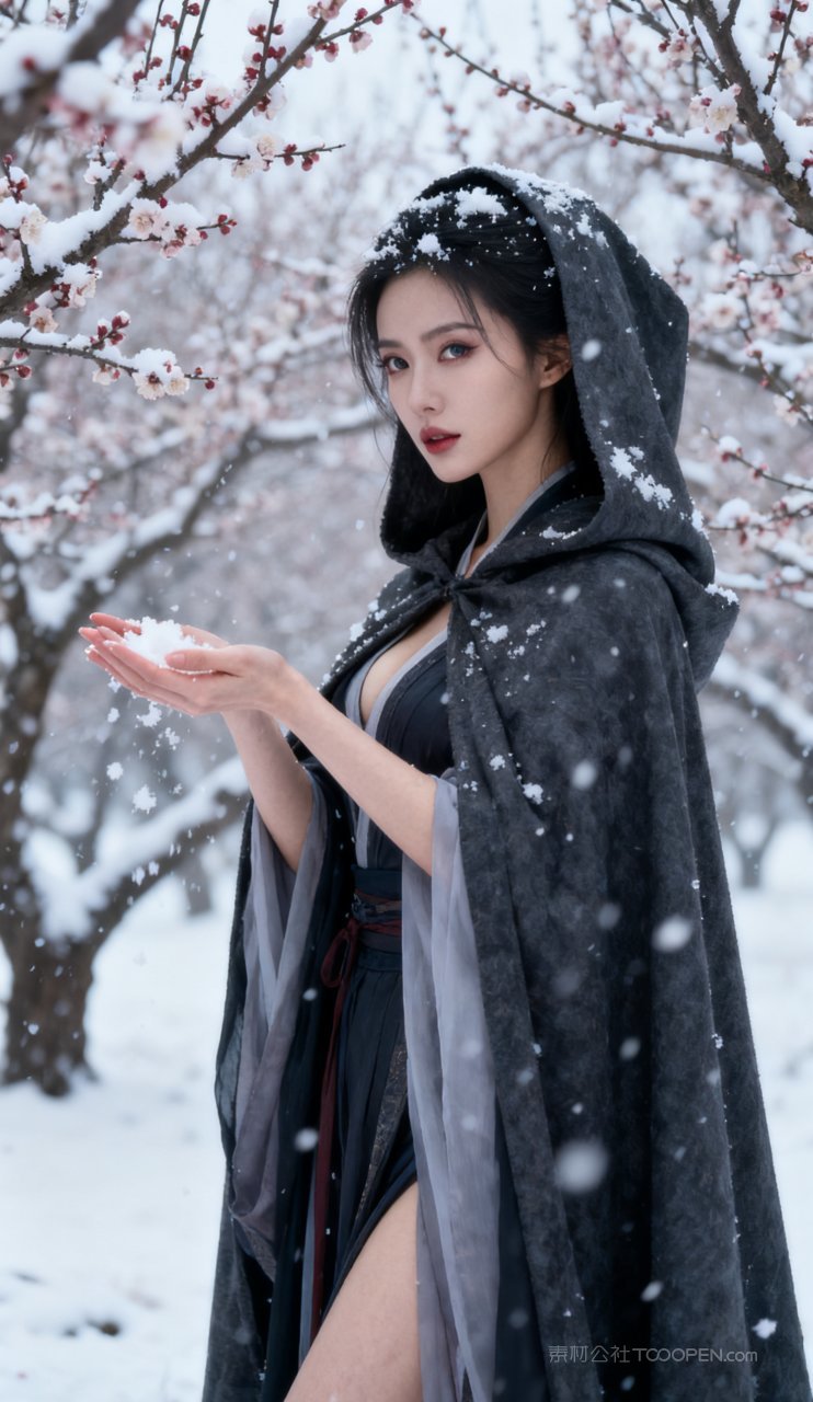 美艳性感大胸古风汉服妩媚美女少女