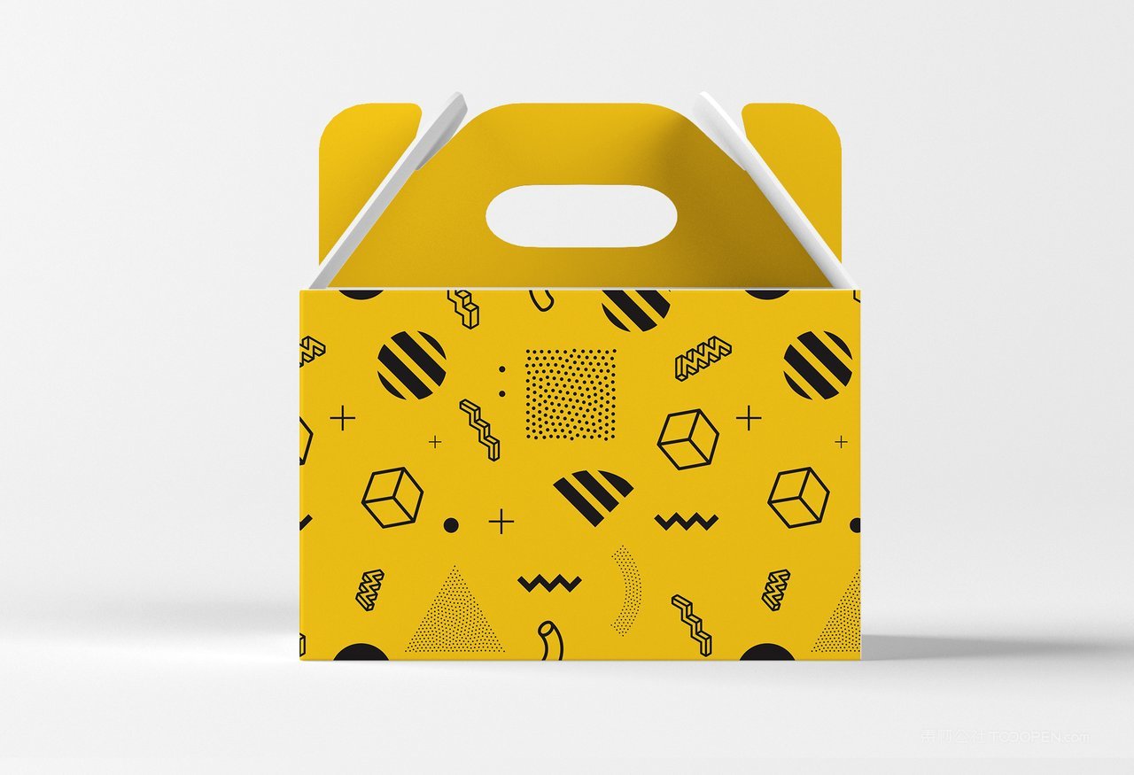 手提礼盒包装样机素材