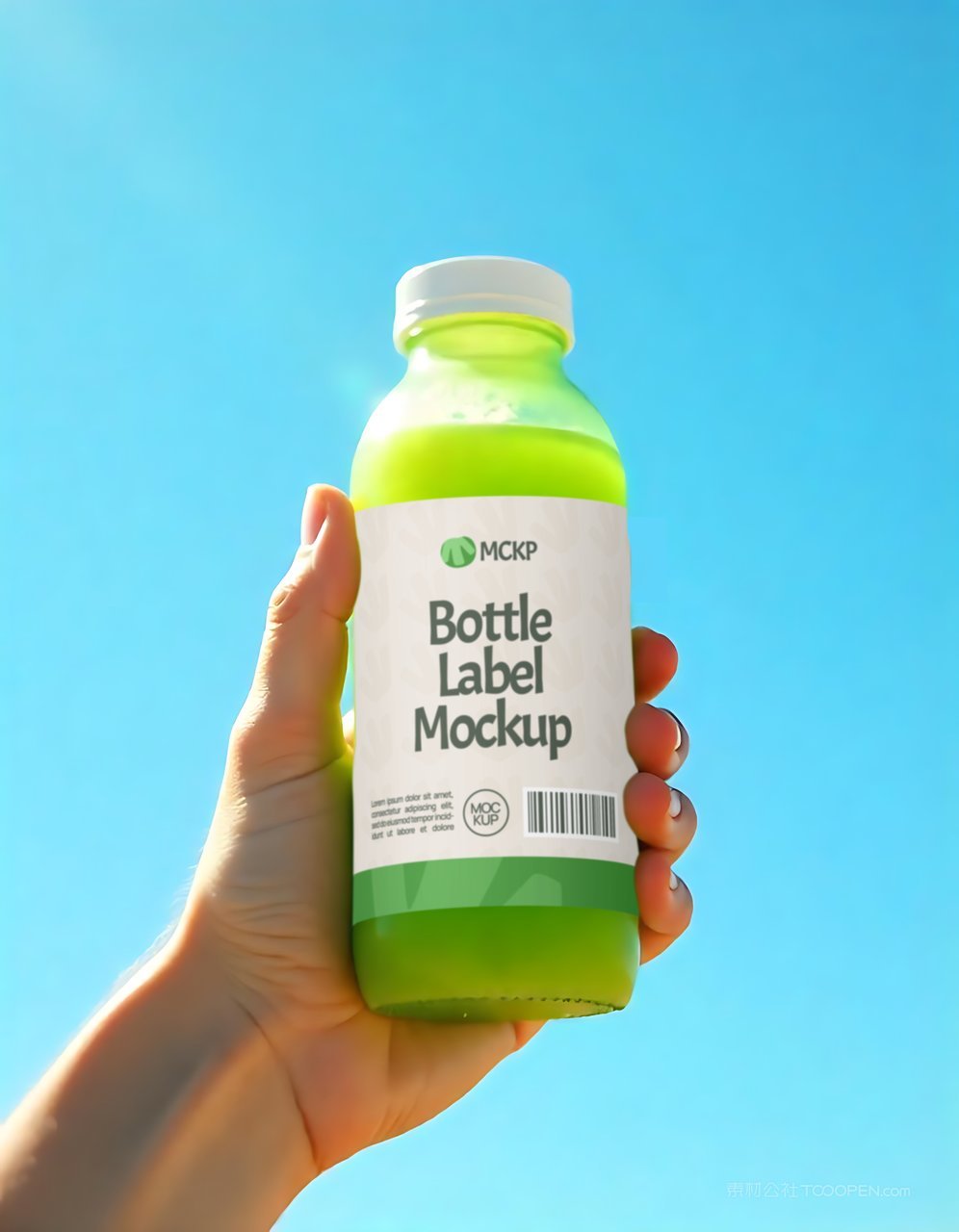 饮料瓶身包装样机