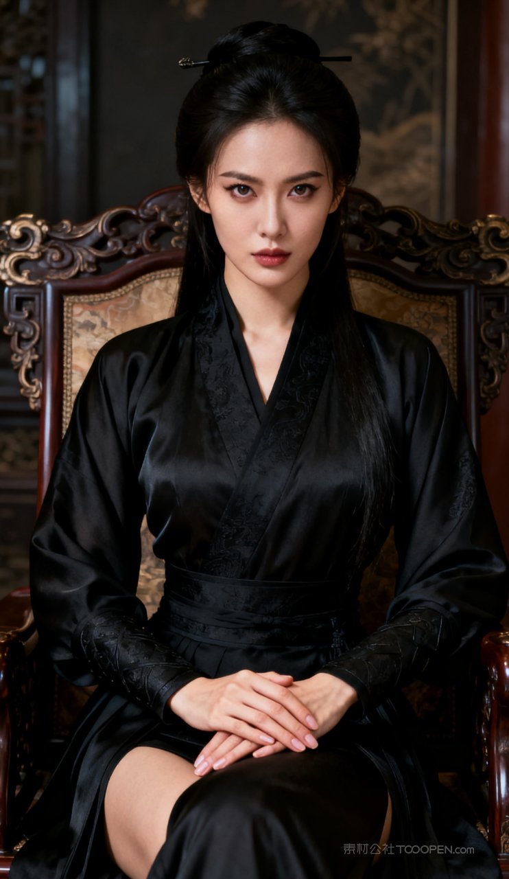 性感少女大胸古风妩媚美女美艳汉服