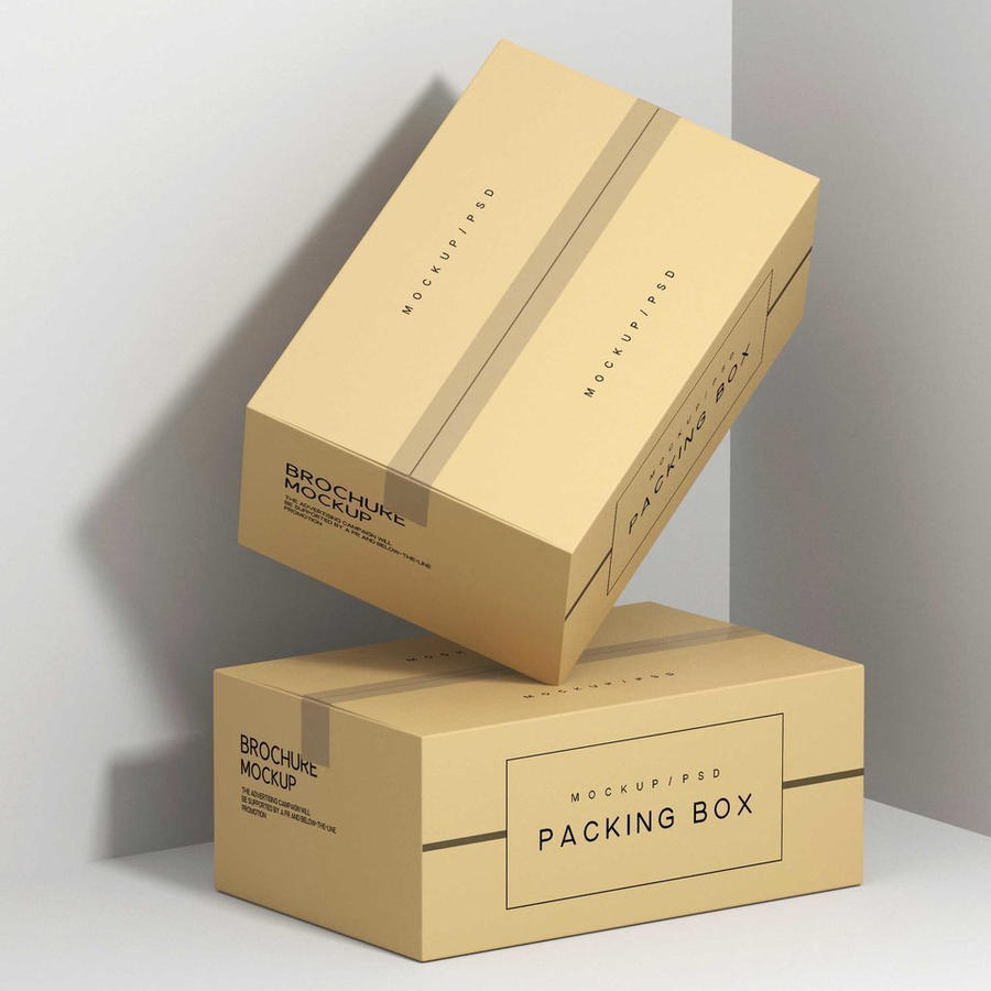 牛皮纸纸箱样机