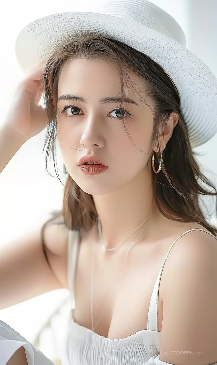 优美清纯盛装少女美容彩妆魅力美女时尚