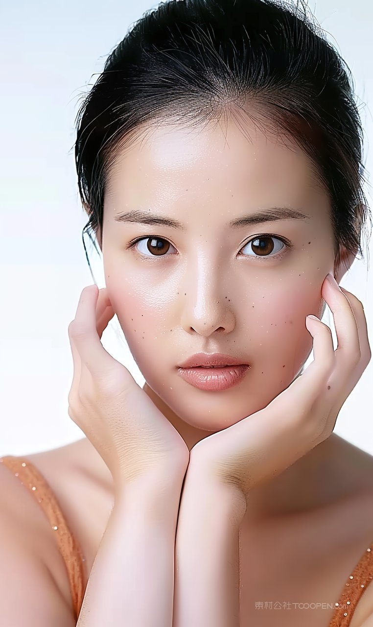 清纯护肤青年女性美女个性时尚美白